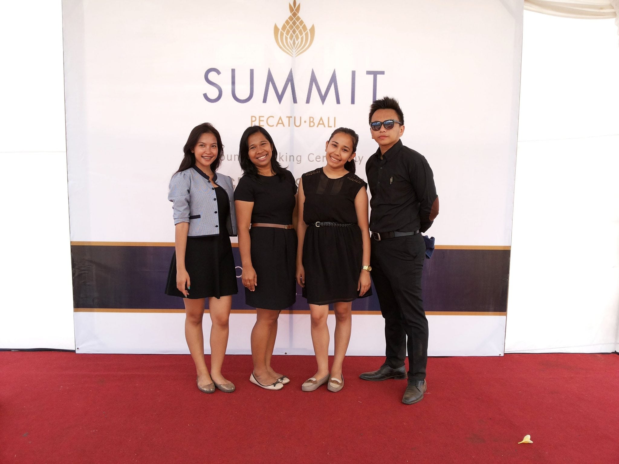 Tim Serenity - Ground Breaking proyek Grand Summit Hotel Pecatu - Bali