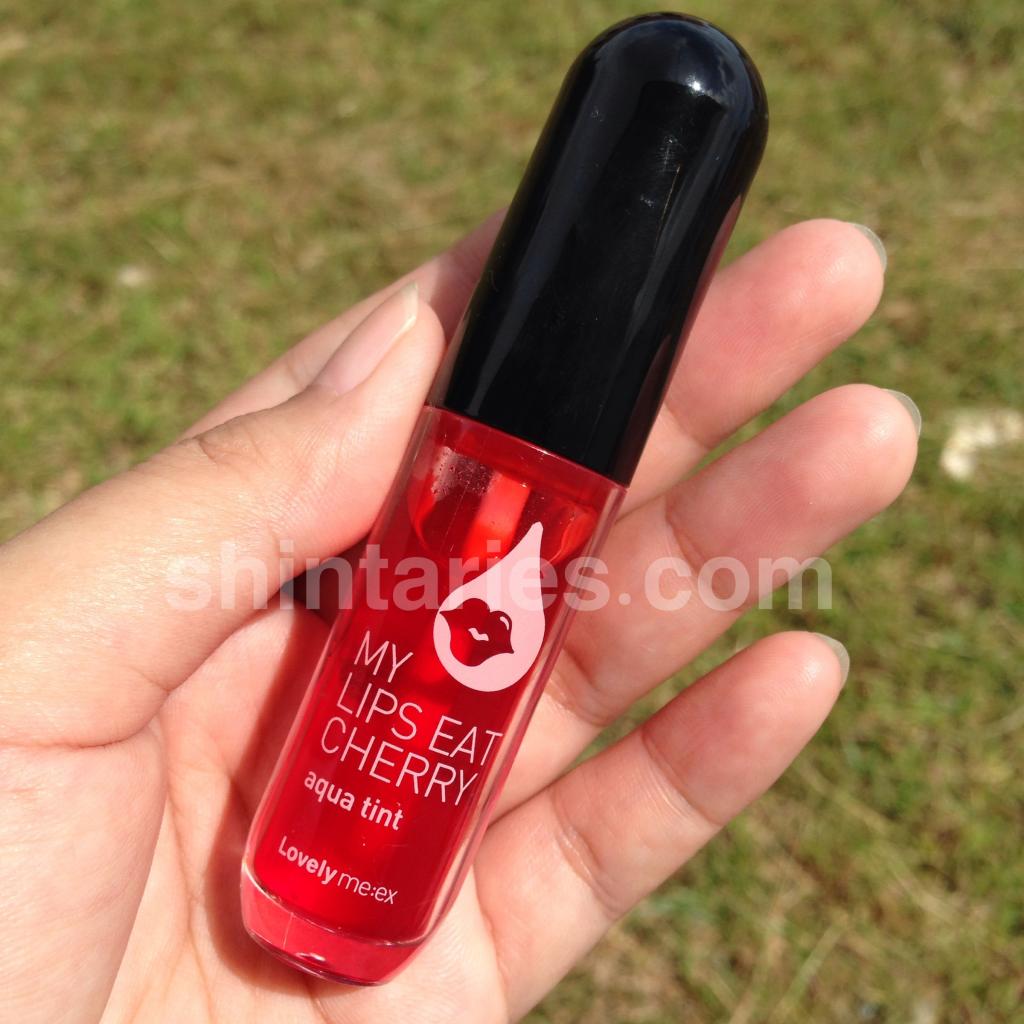 Review Lip Tint My Lips Eat Cherry Aqua